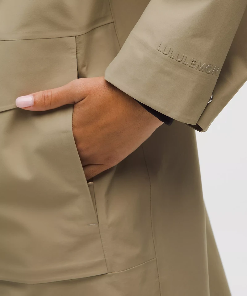 Waterproof Fishtail Rain Coat | Women's Coats & Jackets