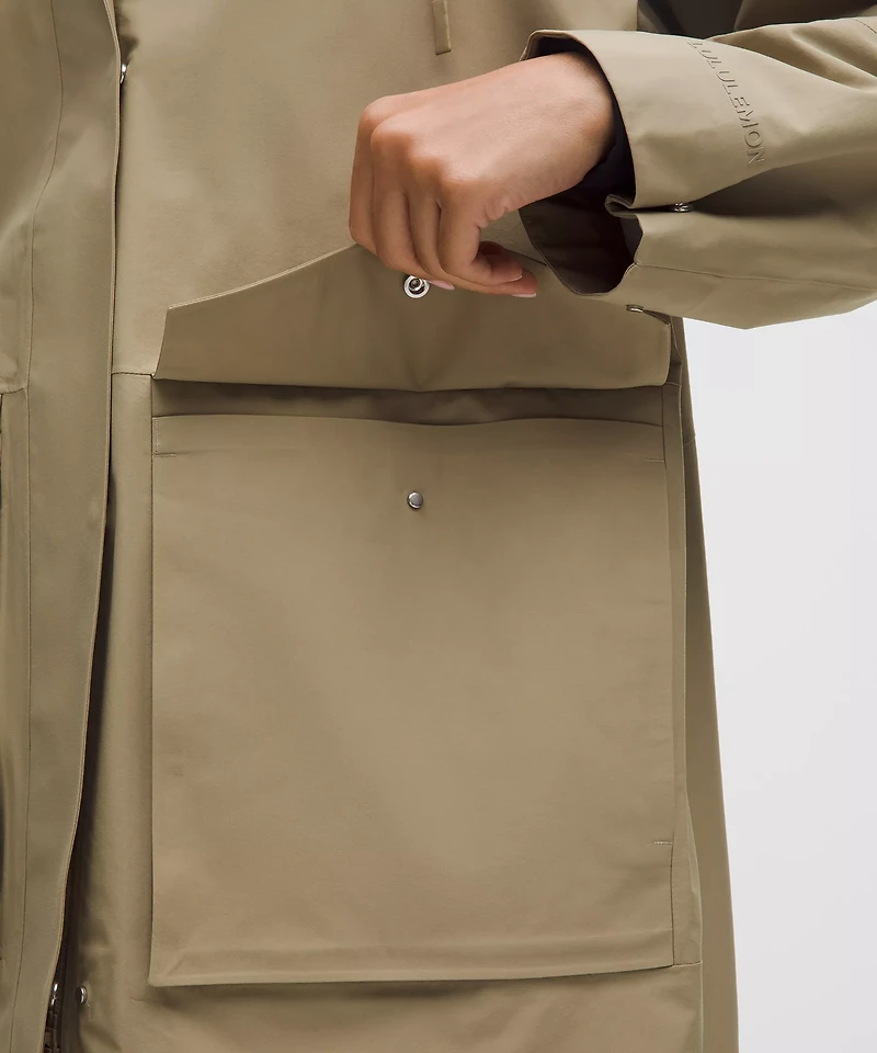 Waterproof Fishtail Rain Coat | Women's Coats & Jackets