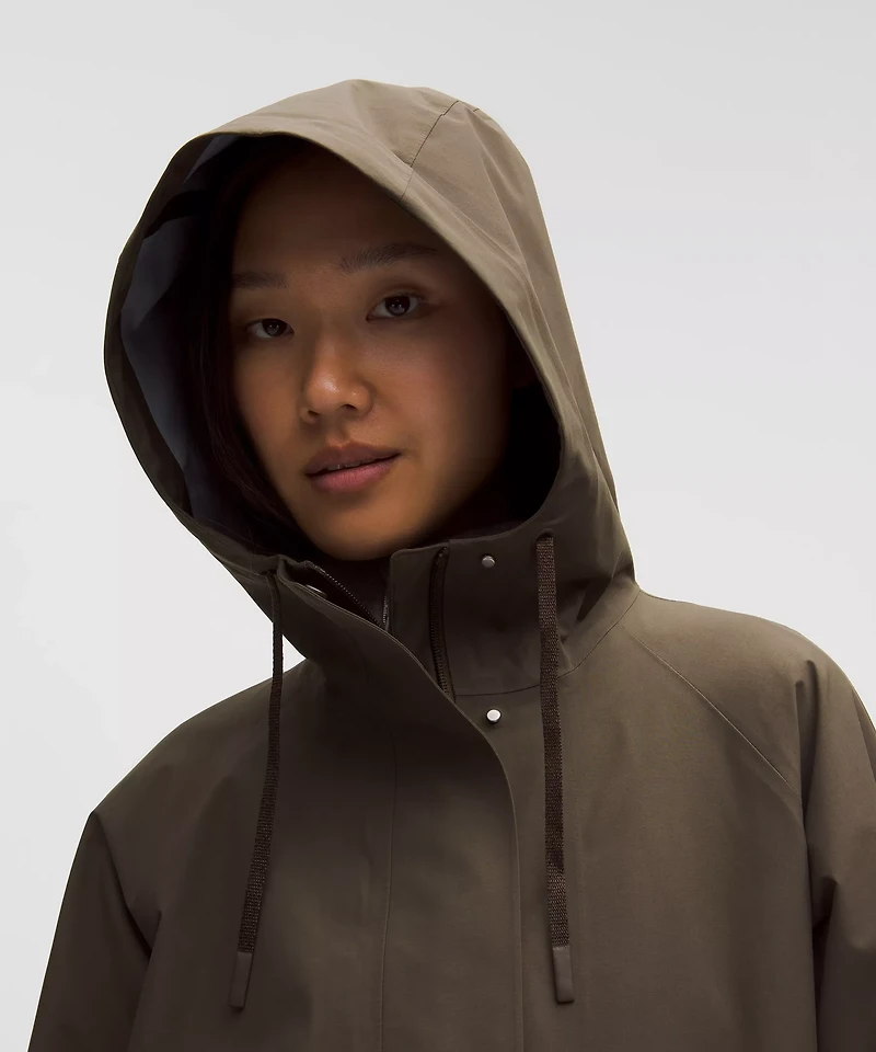 Waterproof Fishtail Rain Coat | Women's Coats & Jackets