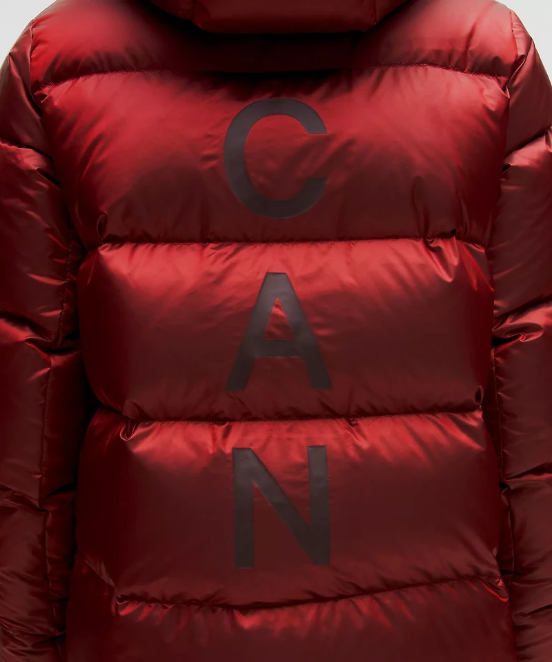 Team Canada Women's Wunder Puff Large-Hood Jacket Shine *COC Logo