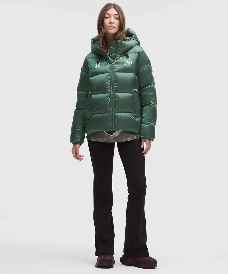 Team Canada Women's Wunder Puff Large-Hood Jacket Shine *CPC Logo