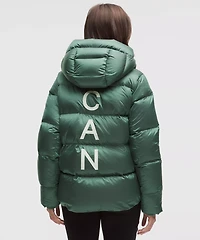 Team Canada Women's Wunder Puff Large-Hood Jacket Shine *CPC Logo