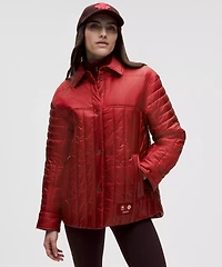 Team Canada Women's Nylon Taffeta Insulated Shacket *COC Logo