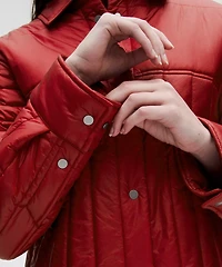 Team Canada Women's Nylon Taffeta Insulated Shacket *COC Logo