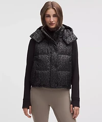 Wunder Puff 600-Down-Fill Cropped Vest *Print