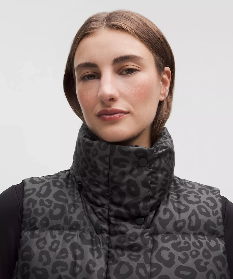 Wunder Puff 600-Down-Fill Cropped Vest *Print