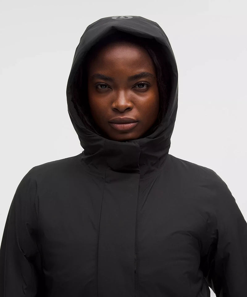 Waterproof Insulated Cinch-Waist Parka