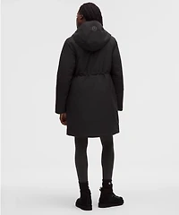 Waterproof Insulated Cinch-Waist Parka