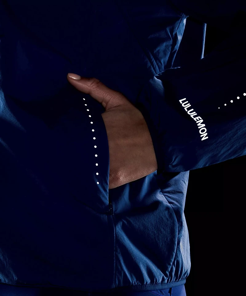 Insulated Back-Vent Running Jacket