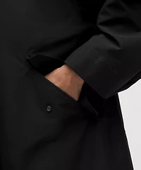 Oversized Cocoon Rain Coat