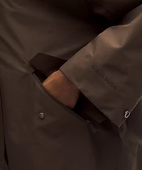 Oversized Cocoon Rain Coat