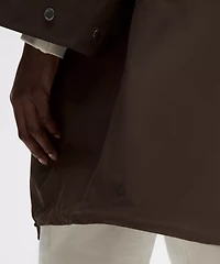 Oversized Cocoon Rain Coat