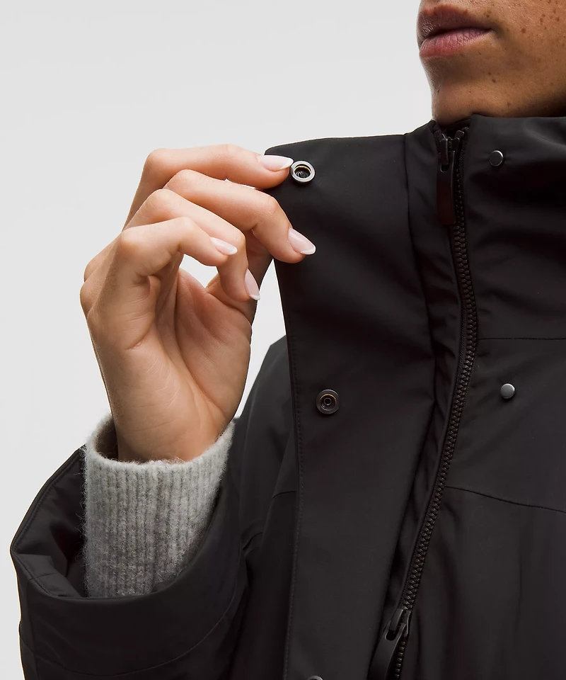 Oversized Insulated Rain Coat