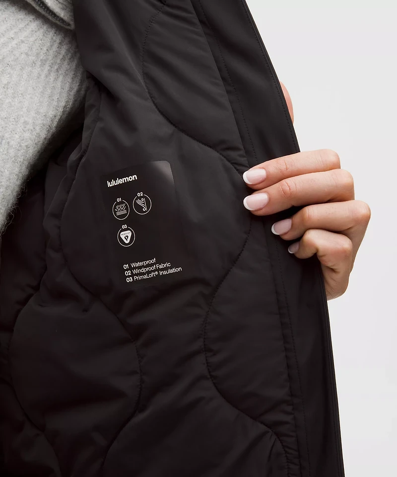 Oversized Insulated Rain Coat