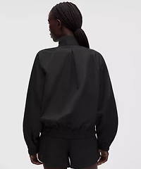 Lightweight Pleated Track Jacket