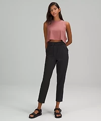 Stretch High-Rise Pant 7/8 Length | Women's Trousers