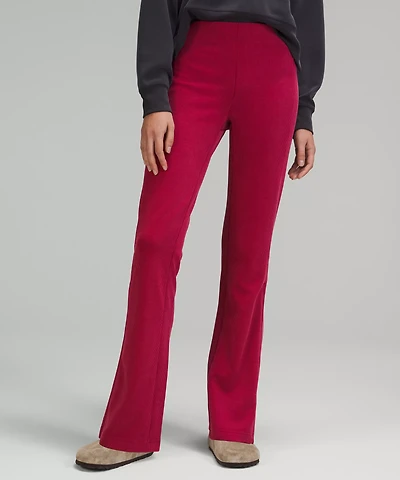 Brushed Softstreme Ribbed Zip-Flared Pant 32.5" | Women's Sweatpants