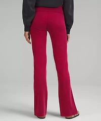 Brushed Softstreme Ribbed Zip-Flared Pant 32.5" | Women's Sweatpants