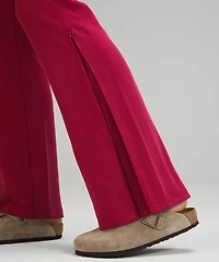 Brushed Softstreme Ribbed Zip-Flared Pant 32.5" | Women's Sweatpants