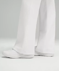 Textured High-Rise Flared Track Pant 32" | Women's Pants