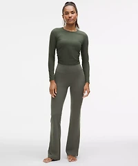 Groove High-Rise Flared Pant with Pockets 32.5" | Women's Leggings/Tights