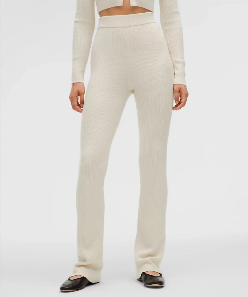 Ribbed Merino Wool-Blend Pant | Women's Pants