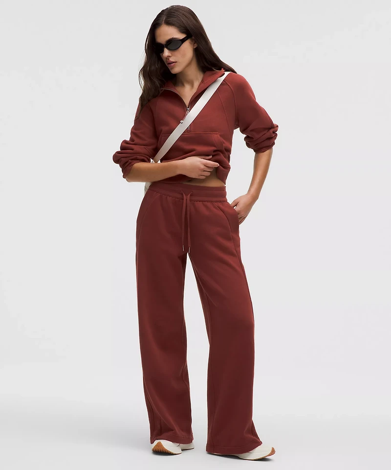 Scuba Mid-Rise Wide-Leg Pant *Regular