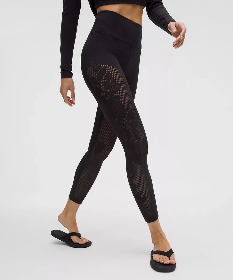 RevealKnit Floral High-Rise 7/8 Tight | Women's Leggings/Tights