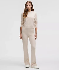 Cashmere Straight Leg Pant