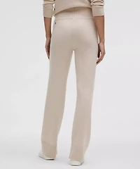 Cashmere Straight Leg Pant