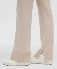 Cashmere Straight Leg Pant