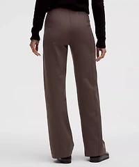 Stretch Knit Straight-Leg Pull-On Pant