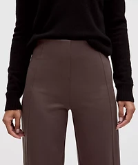 Stretch Knit Straight-Leg Pull-On Pant