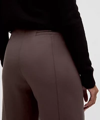 Stretch Knit Straight-Leg Pull-On Pant