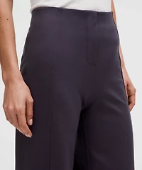 Stretch Knit Straight-Leg Pull-On Pant