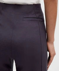 Stretch Knit Straight-Leg Pull-On Pant