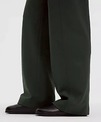 Stretch Knit Straight-Leg Pull-On Pant