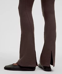 Softy Suedey Split-Hem High-Rise Mini-Flare Pant *Regular