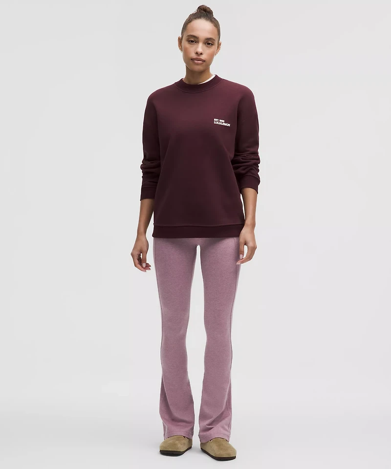 Softy Suedey Split-Hem High-Rise Mini-Flare Pant *Regular