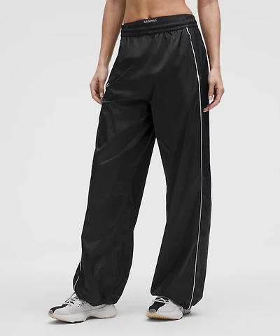 Stretch Satin Nylon Mid-Rise Pant | Women's Pants