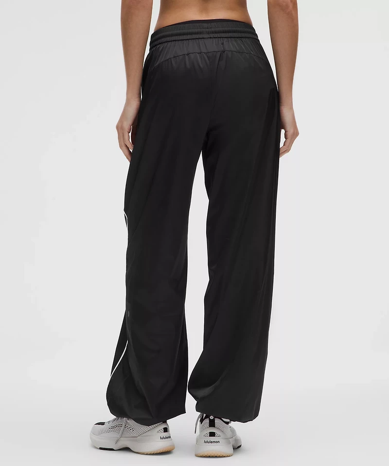 Stretch Satin Nylon Mid-Rise Pant | Women's Pants