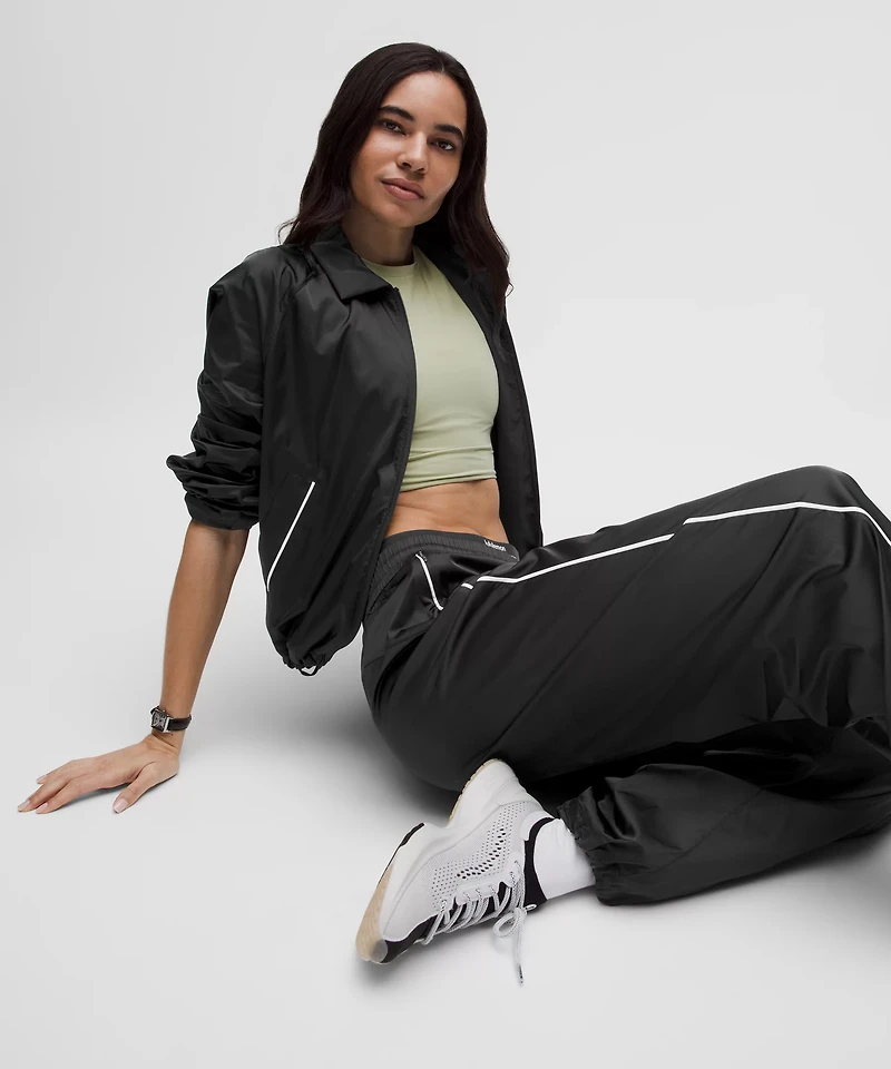 Stretch Satin Nylon Mid-Rise Pant | Women's Pants