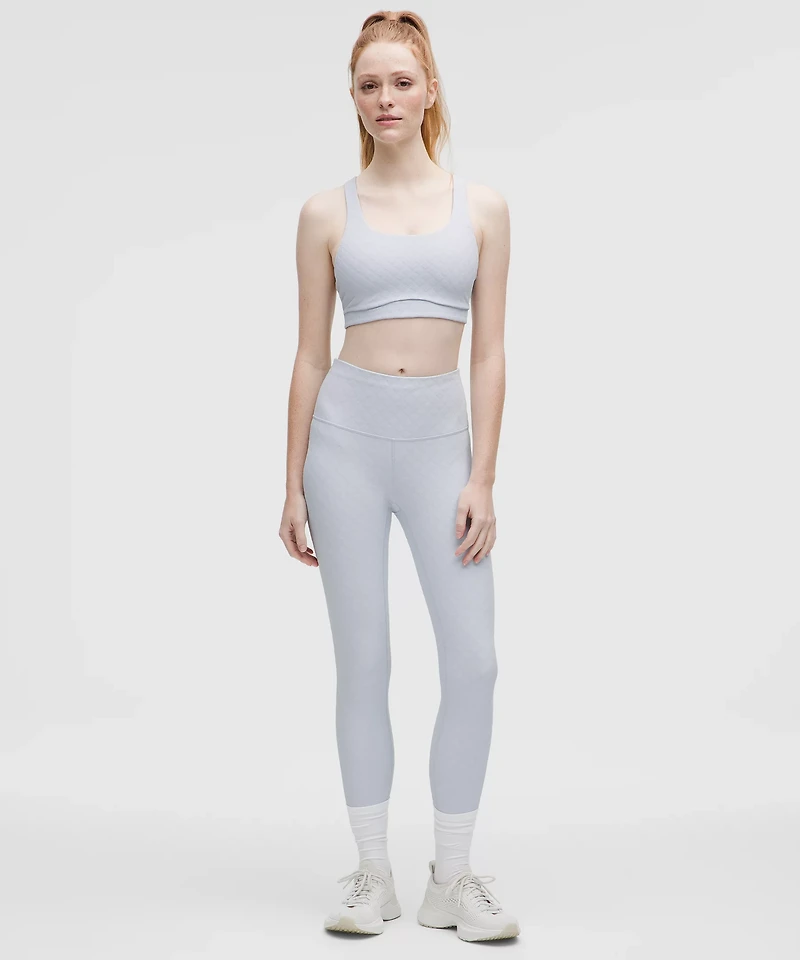 3D Jacquard Diamond Train High-Rise Tight 25" | Women's Leggings/Tights