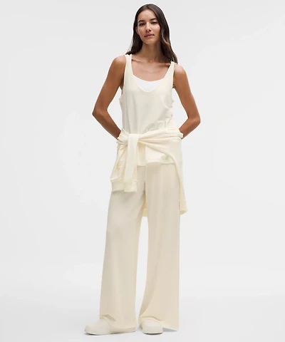 BeCalm Mid-Rise Wide-Leg Pant