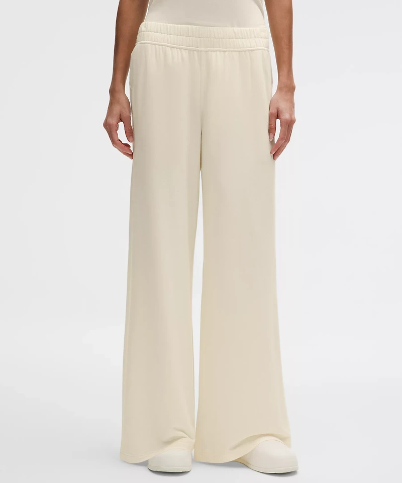 BeCalm Mid-Rise Wide-Leg Pant