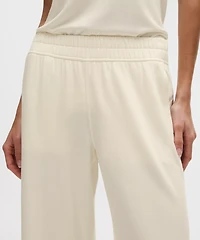 BeCalm Mid-Rise Wide-Leg Pant