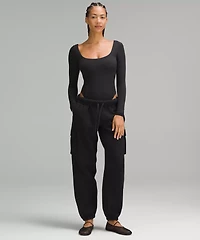 Scuba Mid-Rise Oversized Cargo Jogger *Regular | Women's Joggers