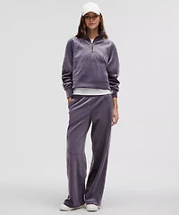 Scuba Mid-Rise Wide-Leg Pant *Velvet | Women's Sweatpants