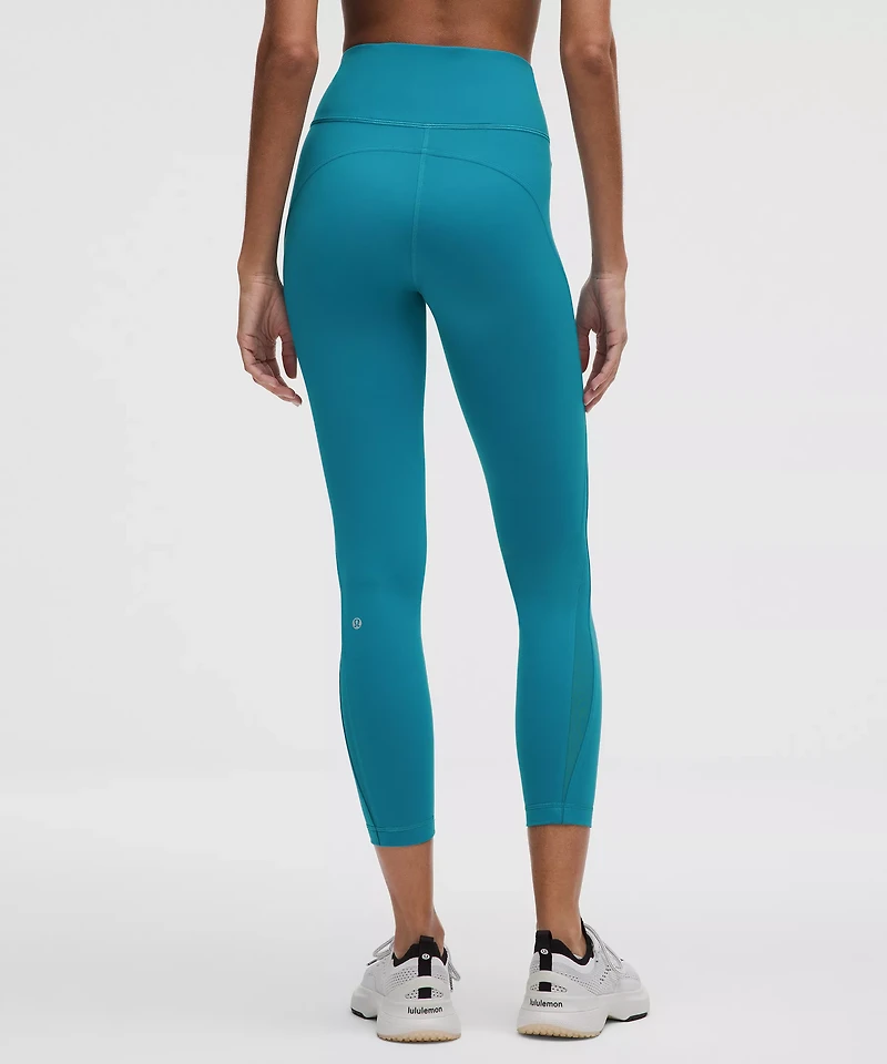 Wunder Train Mesh Panel High-Rise Tight 25" | Women's Leggings/Tights
