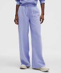Scuba Mid-Rise Wide-Leg Pant *Short | Women's Sweatpants